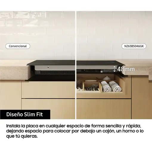 Samsung Placa inducción 60cm NZ63B5046GK/U1