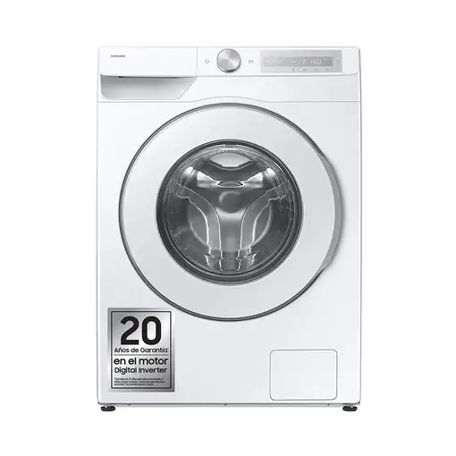 Samsung Lavadora 9kg Blanca AI Ecobubble™, Clasificación Energética A WW90DG6U85HH