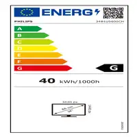 Philips 5000 series 34B1U5600CH/00 LED display 86,4 cm (34") 3440 x 1440 Pixeles W
