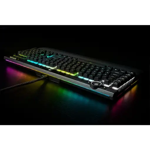 Corsair K100 RGB Optical-Mechanical Gaming teclado Juego USB QWERTZ Alemán Negro