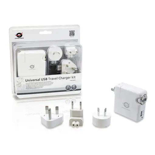 Conceptronic CUSBCHARKIT cargador de dispositivo móvil Cámara digital, Portátil, P
