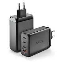 NGS BUD 240W Universal Negro Corriente alterna Carga rápida Interior
