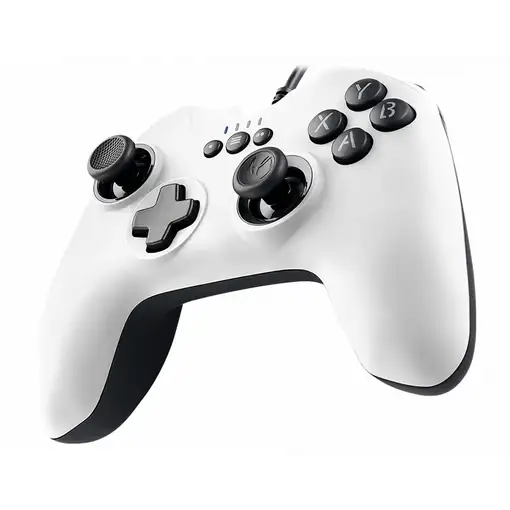 NACON PCGC-100WHITE mando y volante Blanco USB Gamepad Analógico/Digital PC