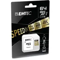 Emtec ECMSDM64GXC10SP memoria flash 64 GB MicroSDXC Clase 10