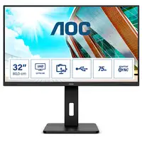 AOC P2 U32P2 pantalla para PC 80 cm (31.5") 3840 x 2160 Pixeles 4K Ultra HD LED Ne