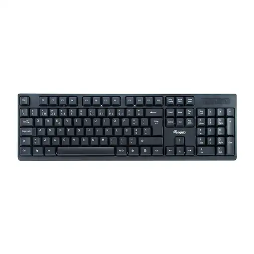 Equip 245222 teclado Ratón incluido Oficina RF inalámbrico QWERTY Portugués Negro