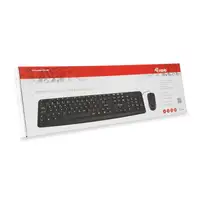 Equip 245202 teclado Ratón incluido Oficina USB QWERTY Portugués Negro