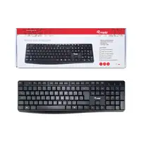 Equip 245213 teclado Oficina USB QWERTY Italiano Negro