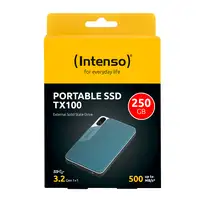 Intenso Lesen/Schreiben bis zu 500 MB/s/250GB USB Tipo C 3.2 Gen 1 (3.1 Gen 1) Azu