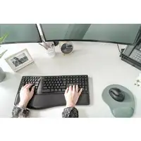 Digitus Teclado ergonómico, sin cable, 2,4 Ghz