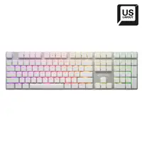 Sharkoon PureWriter RGB Blue teclado Juego USB QWERTY Inglés de EE. UU. Blanco