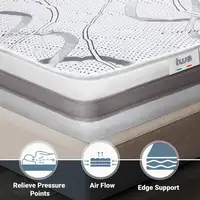 The White Stone Colchón  Individual 110x180 Memory Foam|H22cm|Made in Italy