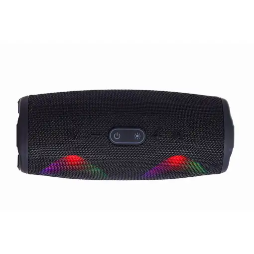 Gembird SPK-BT-LED-02 altavoz portátil o de fiesta Altavoz monofónico portátil Neg