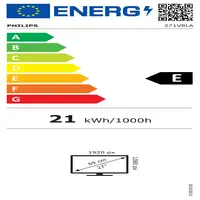 Philips V Line 271V8LA/00 LED display 68,6 cm (27") 1920 x 1080 Pixeles Full HD Ne