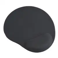 Gembird MP-GEL-BLACK alfombrilla para ratón Negro
