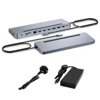 i-tec USB-C Metal Ergonomic 3x 4K Display Docking Station with Power Delivery 100