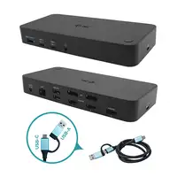 i-tec USB 3.0 / USB-C / Thunderbolt, 3x 4K Docking Station + Power Delivery 100W
