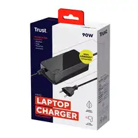 Trust 23394 adaptador e inversor de corriente Interior 90 W Negro
