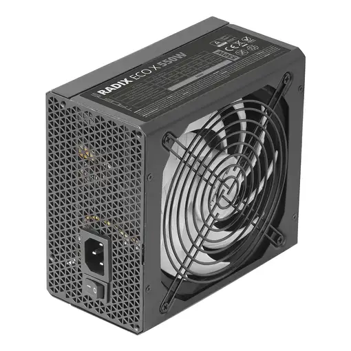 Tacens RADIX ECO X 550, Fuente Alimentación PC ATX 550W, 6 Años Garantía, 87% Efic