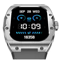 Ksix Smartwatch Hero, Pantalla AMOLED 1,95", Aut. 7 días, Modos deporte y salud, A