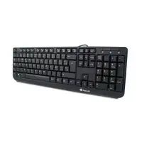 NGS FunkyV3, AZERTY, FR teclado Hogar USB Francés Negro