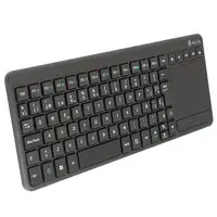 NGS TV Warrior, AZERTY, FR teclado Hogar RF inalámbrico Francés Negro
