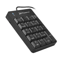 Phoenix Technologies PHNUMERICALPADB teclado numérico Universal USB Negro