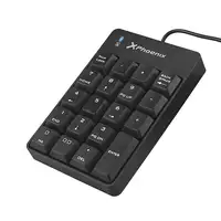 Phoenix Technologies PHNUMERICALPADB teclado numérico Universal USB Negro