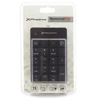 Phoenix Technologies PHNUMERICALPADB teclado numérico Universal USB Negro