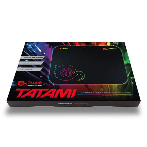TALIUS alfombrilla gaming Tatami retroiluminada RGB