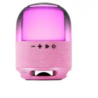 Mars Gaming MS-FLOW, Altavoz Portátil Bluetooth 15W, Iluminación Orbilight RGB 360