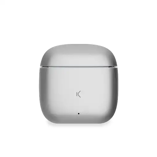 Ksix Auriculares inalámbricos Meteor, Estuche metálico, ENC, Autonomía 4+28 h, Con