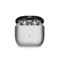 Ksix Auriculares inalámbricos Meteor, Estuche metálico, ENC, Autonomía 4+28 h, Con