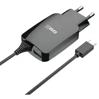 2GO 797167 cargador de dispositivo móvil Universal Negro Corriente alterna Interio
