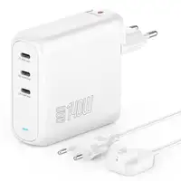 4smarts GaN Flex Pro Universal Blanco Corriente alterna Carga rápida Interior