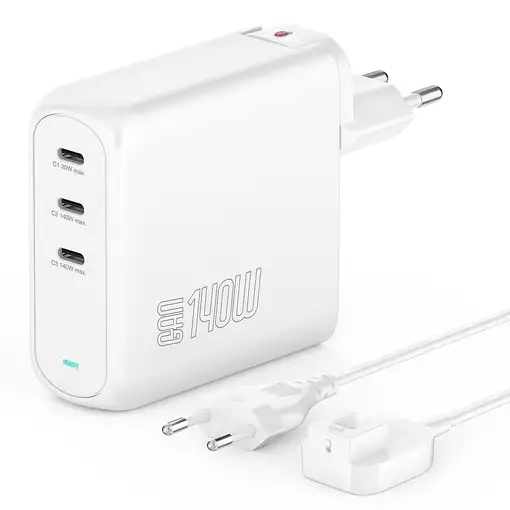 4smarts GaN Flex Pro Universal Blanco Corriente alterna Carga rápida Interior