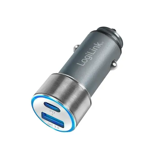 LogiLink PA0252 cargador de dispositivo móvil Universal Gris Encendedor de cigarri