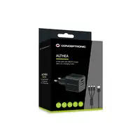 Conceptronic ALTHEA16B cargador de dispositivo móvil Universal Negro Corriente alt