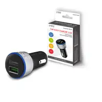 Savio SA-06/B cargador de dispositivo móvil Smartphone Negro Encendedor de cigarri