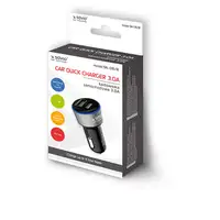 Savio SA-06/B cargador de dispositivo móvil Smartphone Negro Encendedor de cigarri