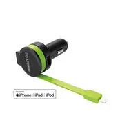 RealPower 257637 cargador de dispositivo móvil Universal Negro, Verde Encendedor d