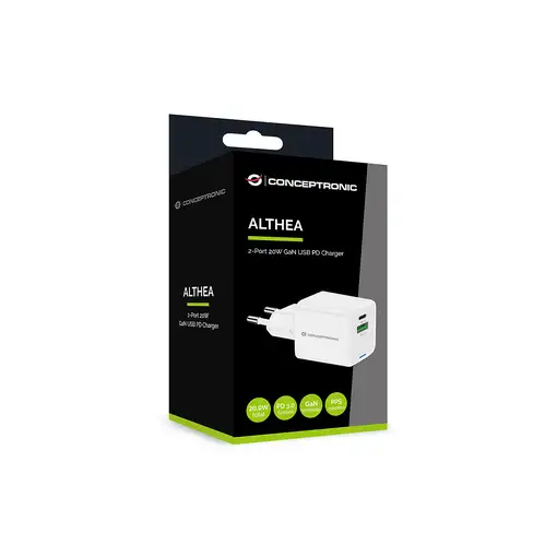 Conceptronic ALTHEA15W cargador de dispositivo móvil Universal Blanco Corriente al