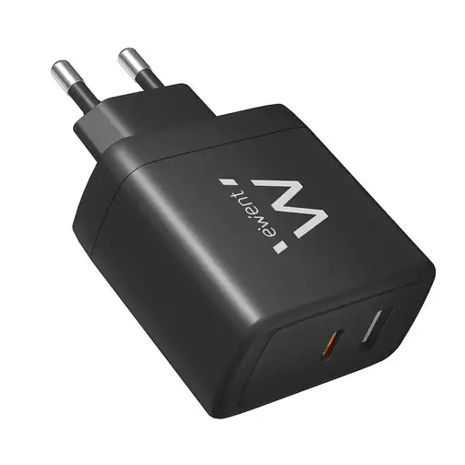 Ewent EW1330 cargador de dispositivo móvil Universal Negro Corriente alterna Carga