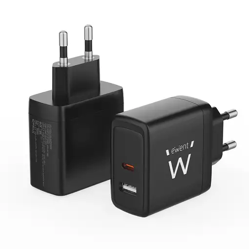 Ewent EW1330 cargador de dispositivo móvil Universal Negro Corriente alterna Carga