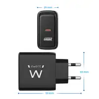 Ewent EW1330 cargador de dispositivo móvil Universal Negro Corriente alterna Carga