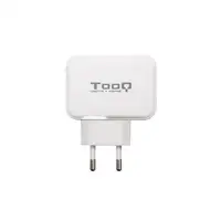 TooQ Cargador de Pared doble puerto USB-C + USB A, 27W