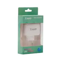 TooQ Cargador de Pared doble puerto USB-C + USB A, 27W