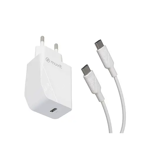 Muvit MCPAK0044 cargador de dispositivo móvil Universal Blanco Corriente alterna I