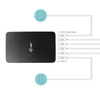 i-tec USB Smart Charger 6x USB-A Port 52W