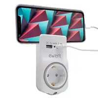 Ewent EW1225 cargador de dispositivo móvil Universal Blanco Corriente alterna Inte